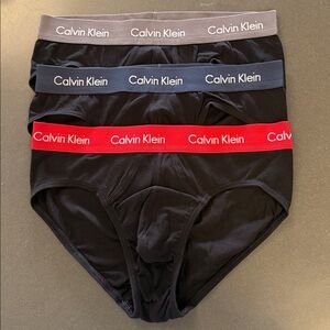 New Calvin Klein Cotton Low Rise Brief. New and never worn. 3 pack